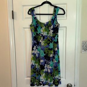 London Times Petite Floral Print Dress